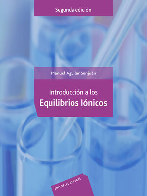 cover image of Introducción a los equilibrios iónicos